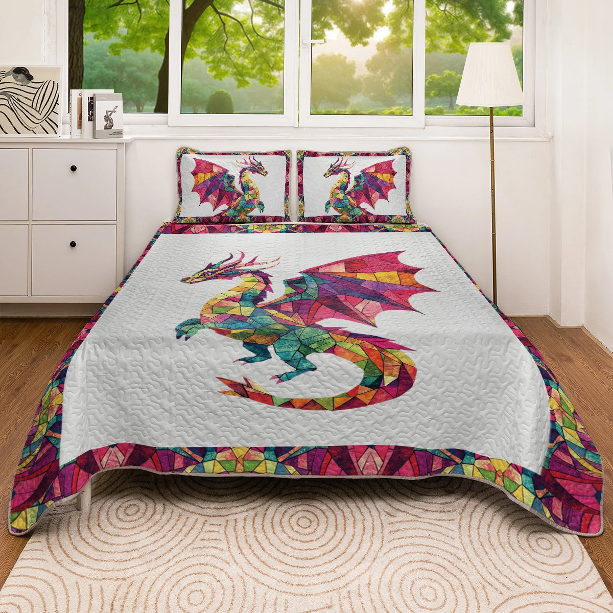 Shineful All Season Quilt 3-Piece Set - Mystic Dragon Dream