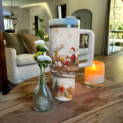 Shineful Tumbler Santa Sleigh