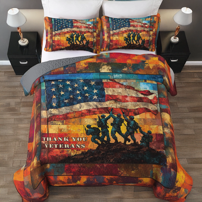 Shineful All Season Quilt 3-Piece Set Freedom’s Glory
