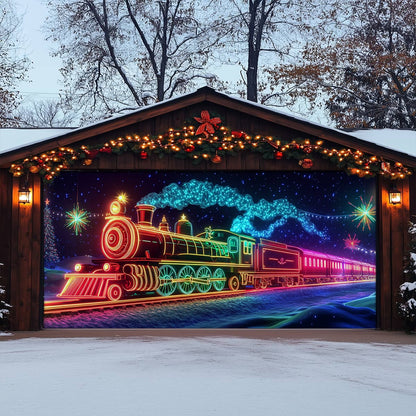 Shineful Garage Door Banner Decoration Holiday Gift Express