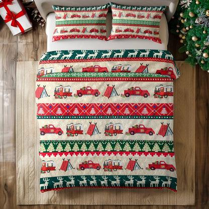 Shineful All Season Quilt 3-Piece Set Camping Christmas