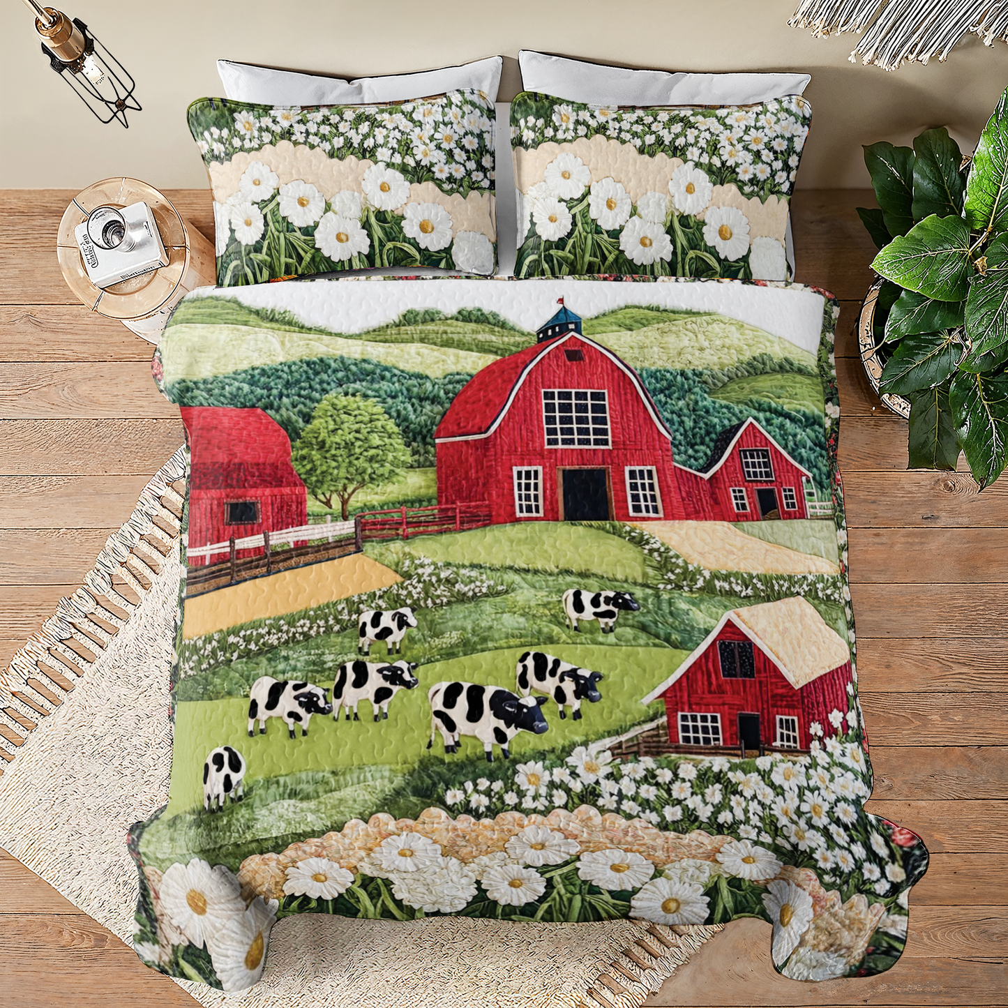 Shineful All Season Quilt 3-Piece Set Farmhouse Fresh