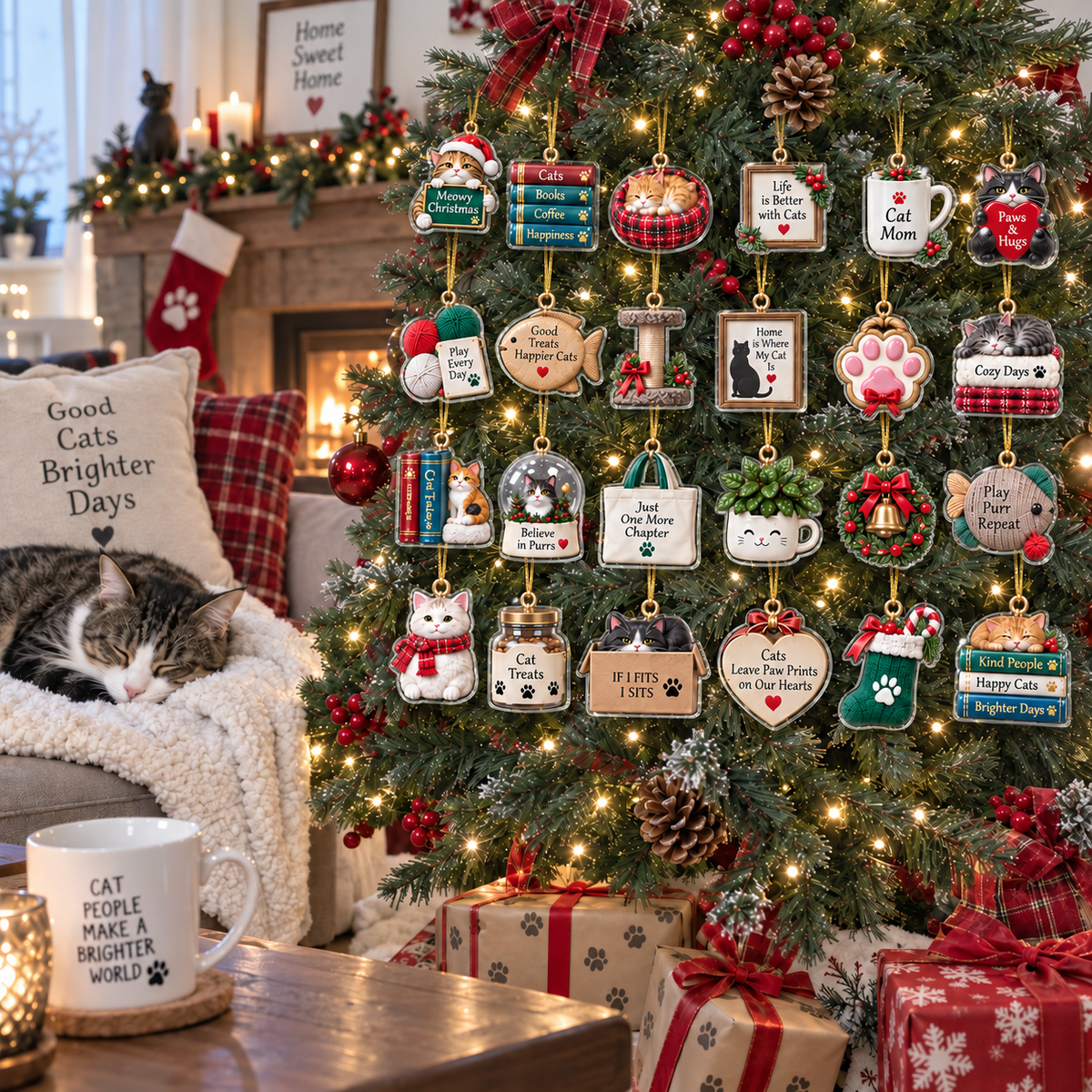 Shineful Cozy Cat Christmas Advent Calendar