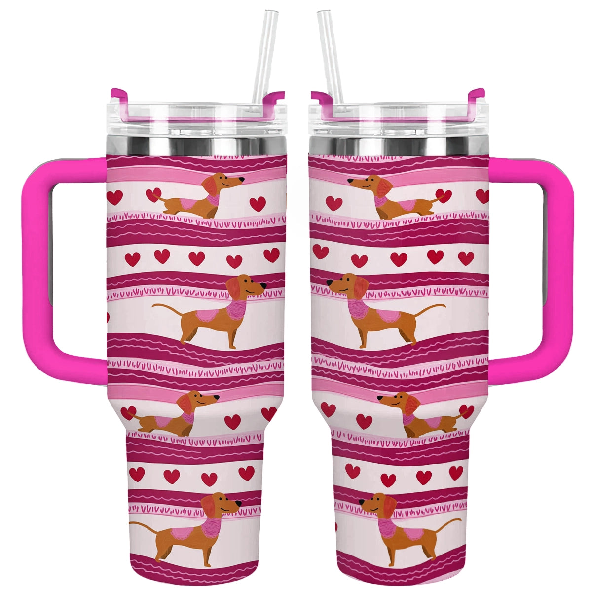 Shineful Tumbler Dachshund Love You Paw-ever