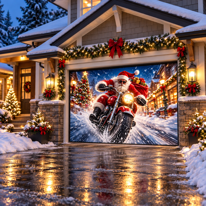 Shineful Christmas Adventure Garage Door Banner Decoration