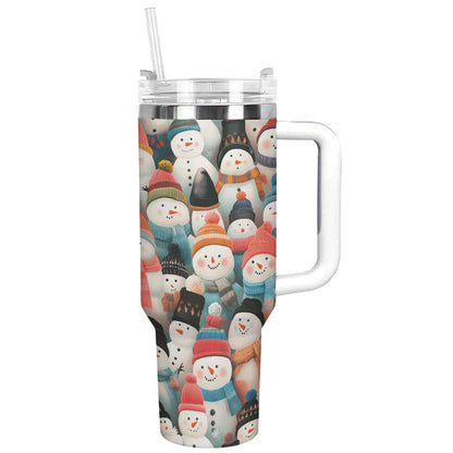 Shineful Tumbler Cozy Snowmen