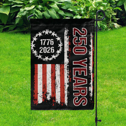 Shineful Gargen Flag 12" x 18" - Liberty Was Earned