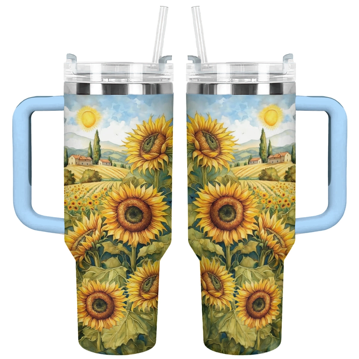 Shineful Tumbler Sunflower Countryside Charm