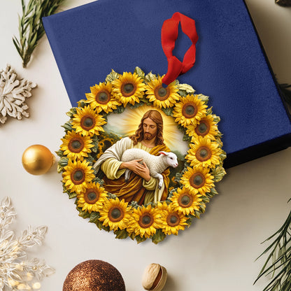 Shineful 2D Acrylic Ornament Sunflower Faith