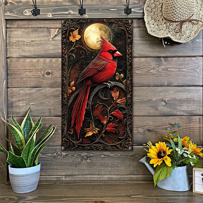 Shineful 2D Metal Sign Classic Cardinal Elegance