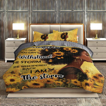 Shineful All Season Quilt 3-Piece Set - Empowered Queen