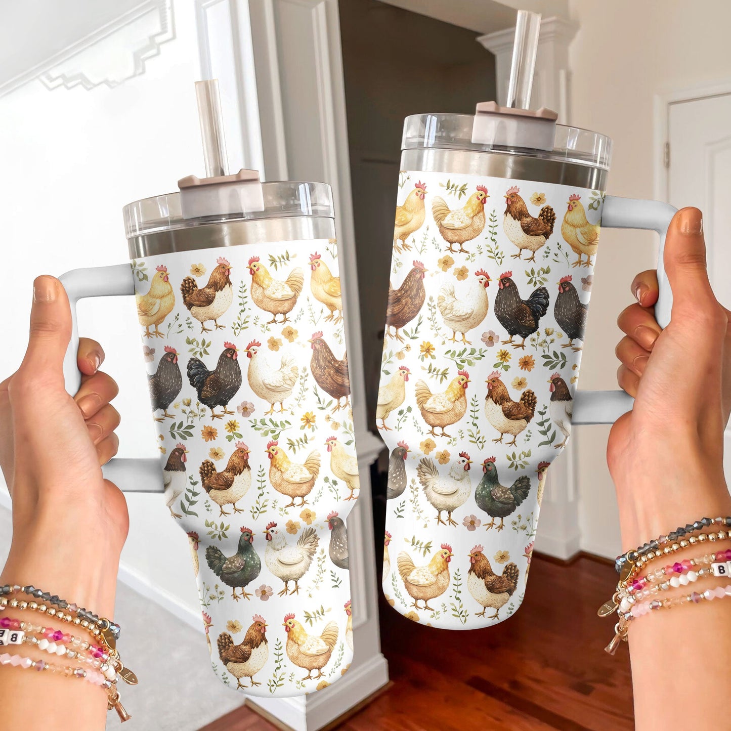 Shineful Tumbler Cluckin' Cute