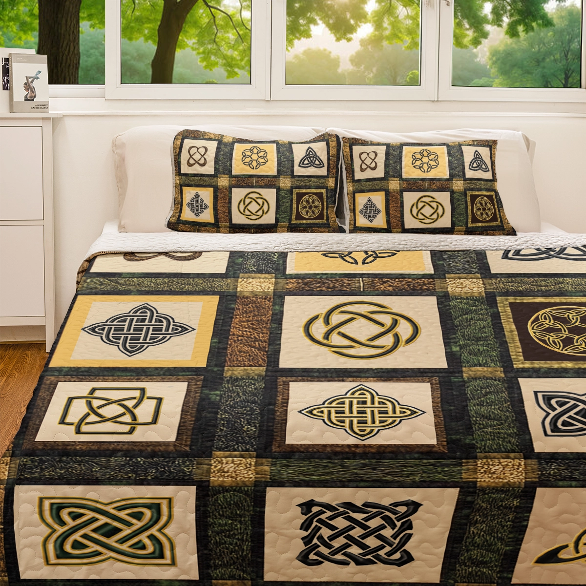 Shineful All Season Quilt 3-Piece Set - Celtic Knot Heritage