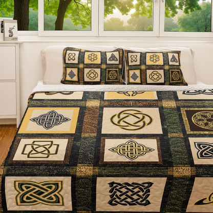 Shineful All Season Quilt 3-Piece Set - Celtic Knot Heritage