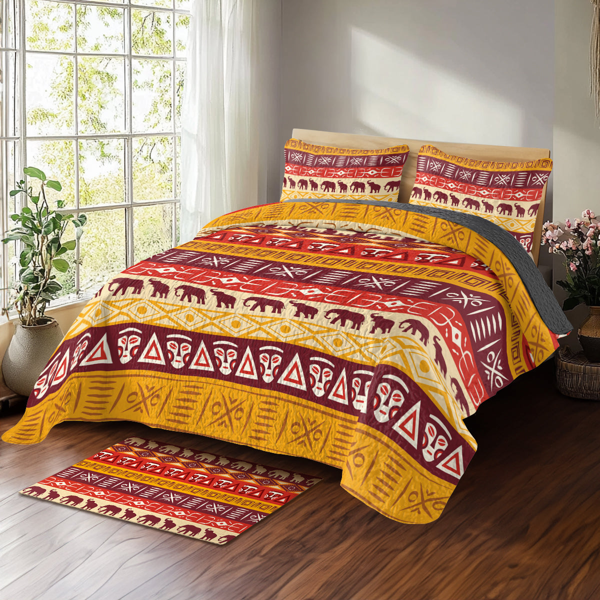 Shineful All Season Quilt 3-Piece Set Sunline Heritage