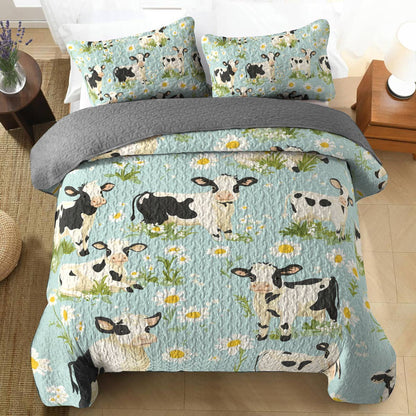 Shineful All Season Quilt 3-Piece Set - Daisy Days