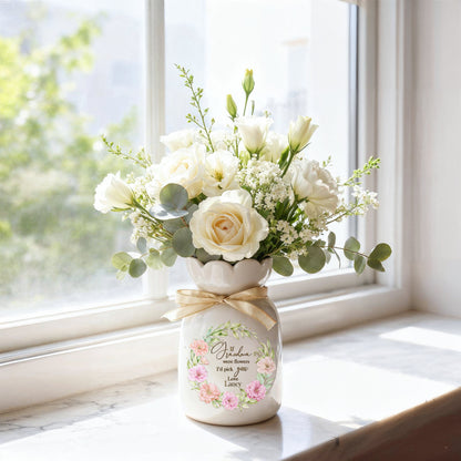 Shineful Flower Vase Personalized Tender Bloom
