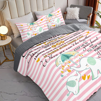 Shineful All Season Quilt 3-Piece Set Grandma's Love