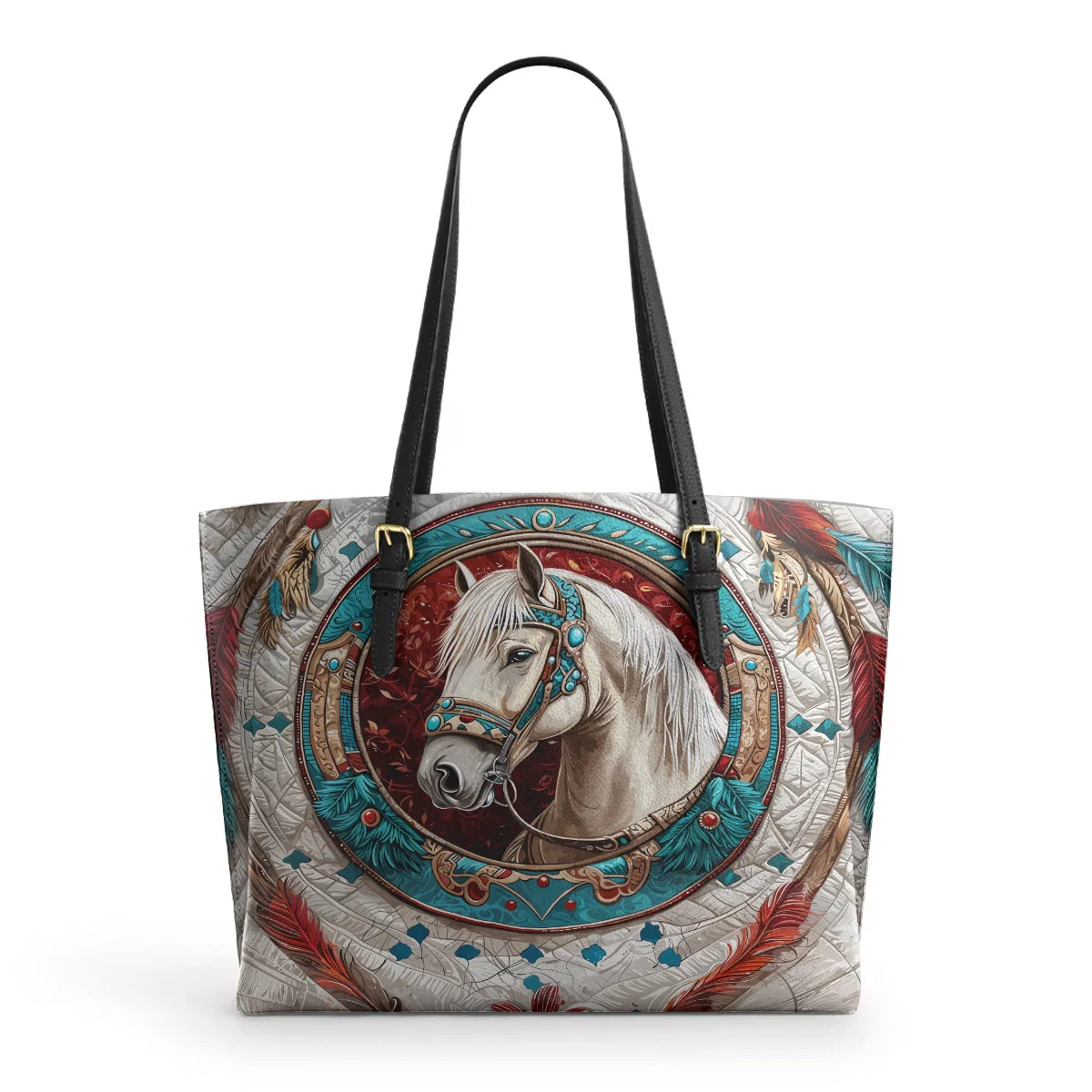 Shineful Leather Tote Bag -  Native Grace