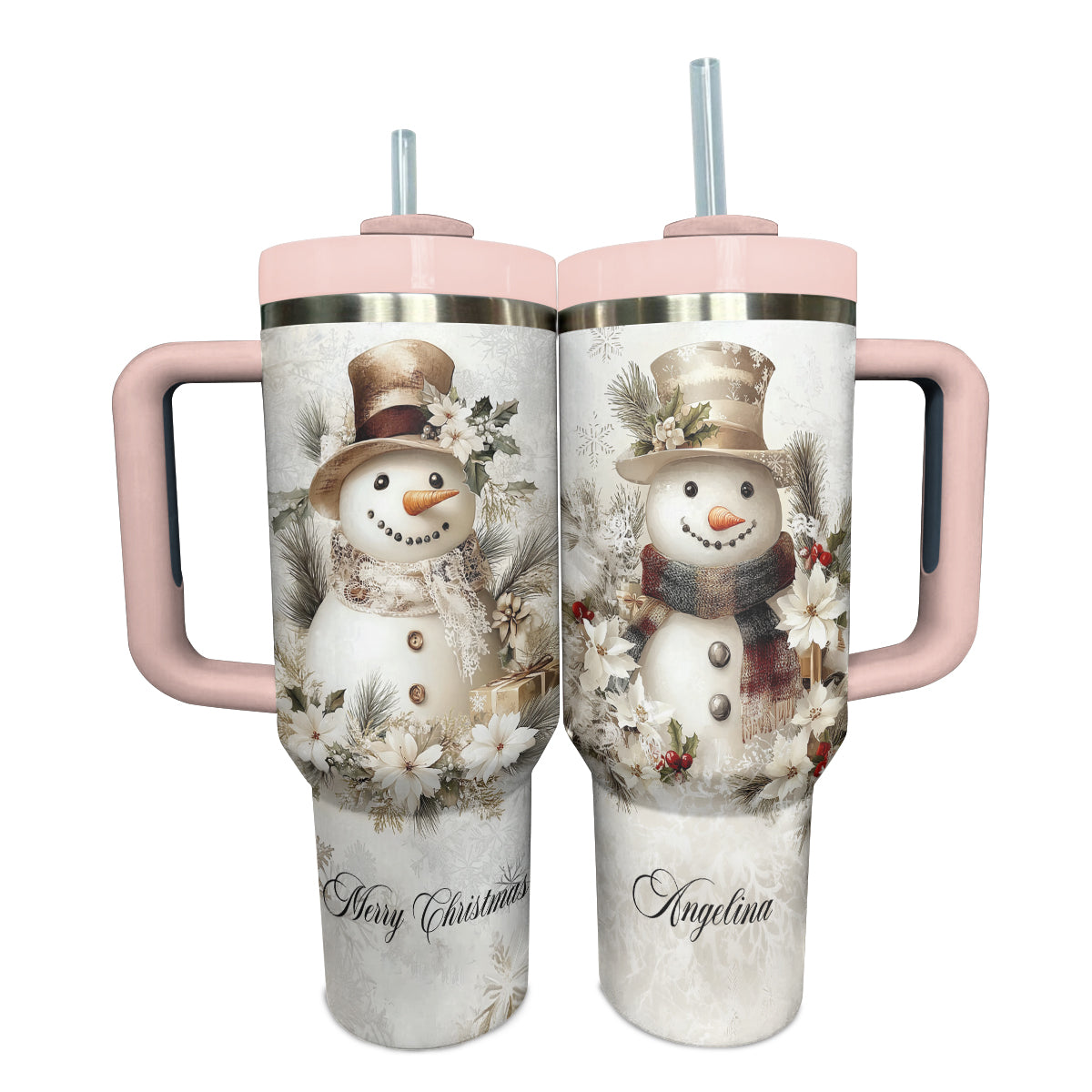 Shineful Tumbler Pesonalized Yellow Snowman