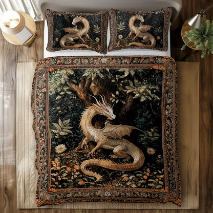 Shineful All Season Quilt 3-Piece Set - Dragon's Lair