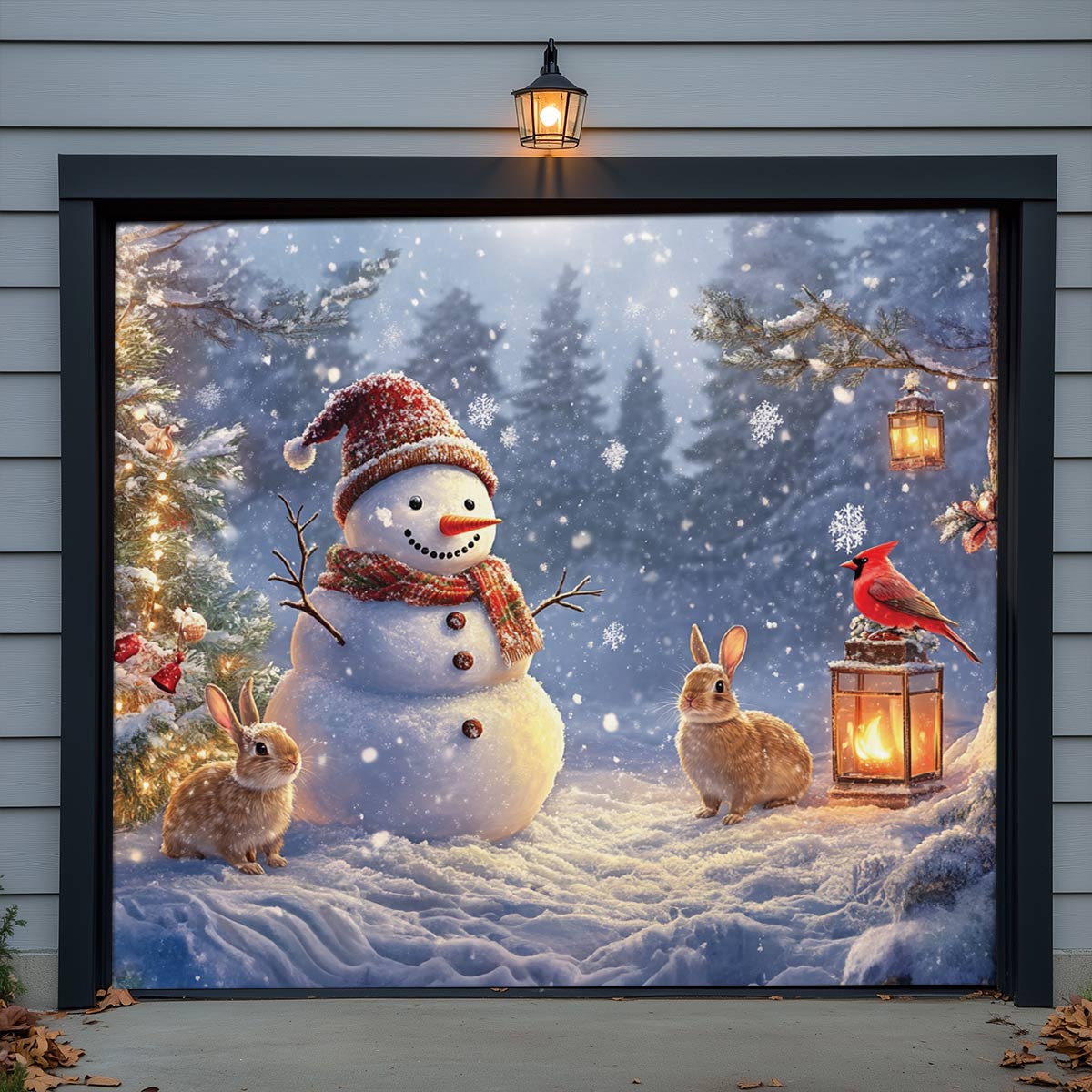 Shineful Garage Door Banner Decoration Christmas Eve Magic