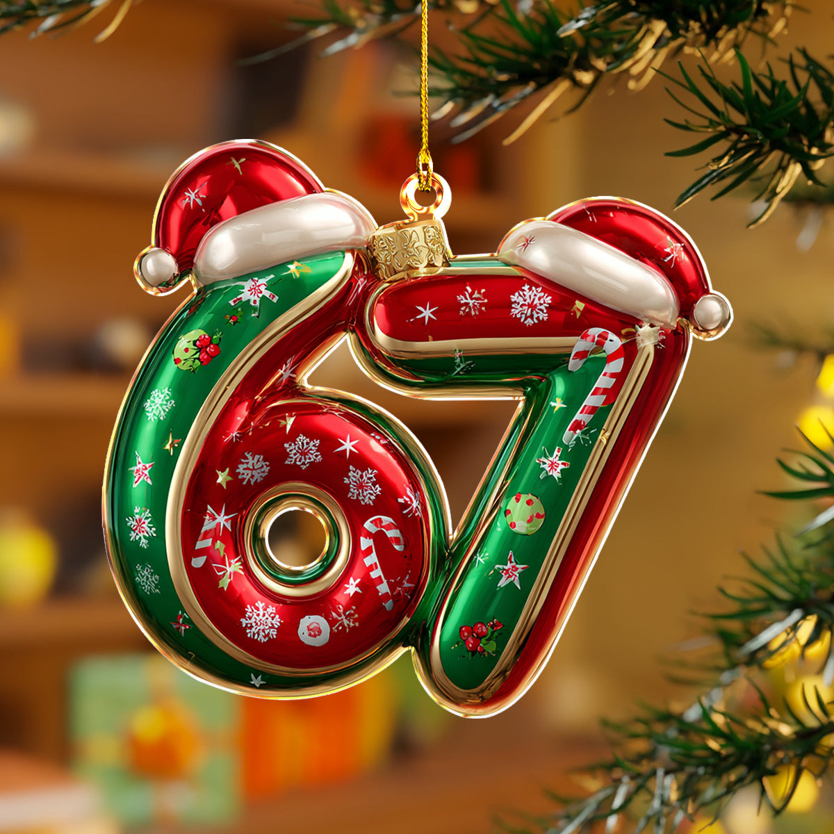 Shineful 2D Acrylic Ornament Funny Teen Grandkid