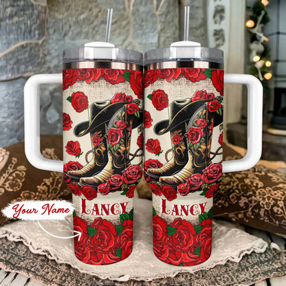 Shineful Tumbler Rose Cowboy