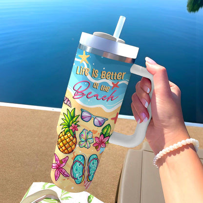 Shineful Tumbler Life Is Better At The Beach