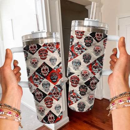 Shineful Tumbler Fiesta Skulls