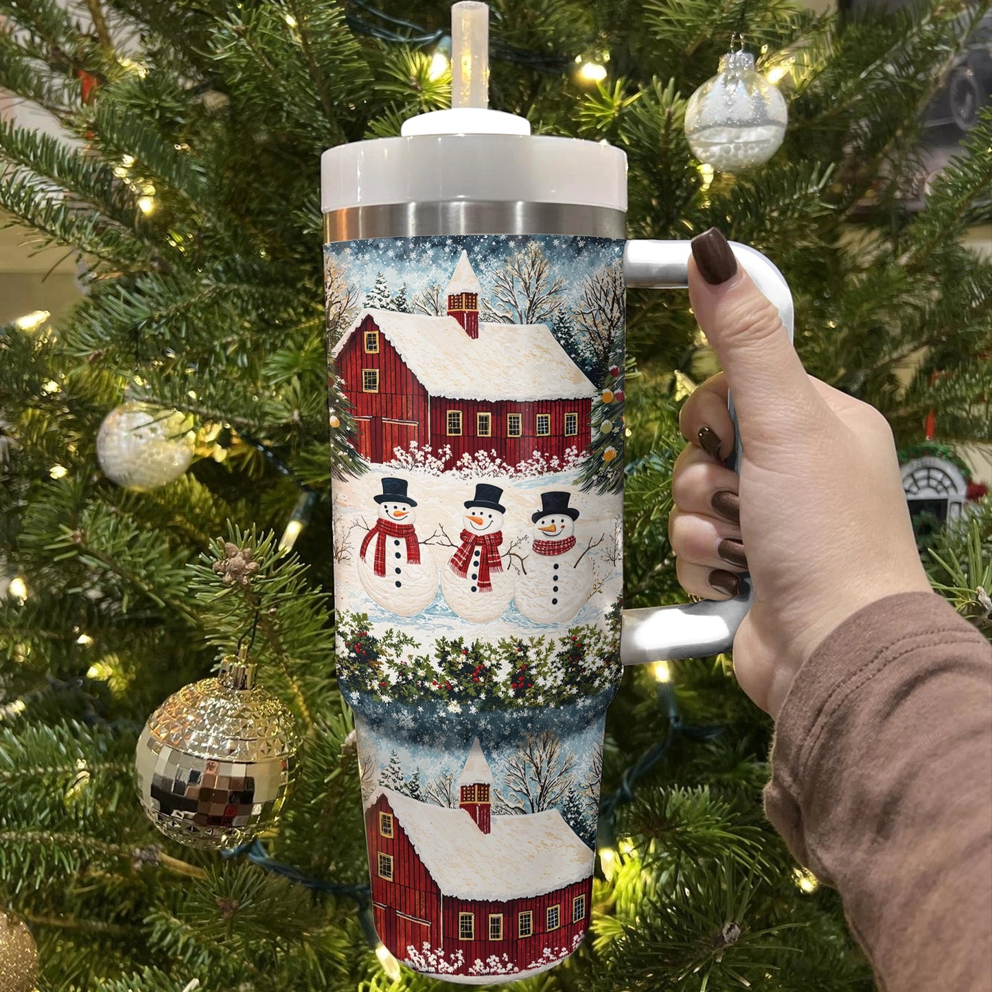 Shineful Tumbler Country Christmas Charm