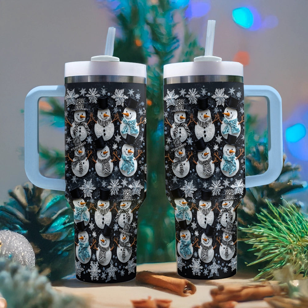 Shineful Glossy Tumbler Snowflake Cheer