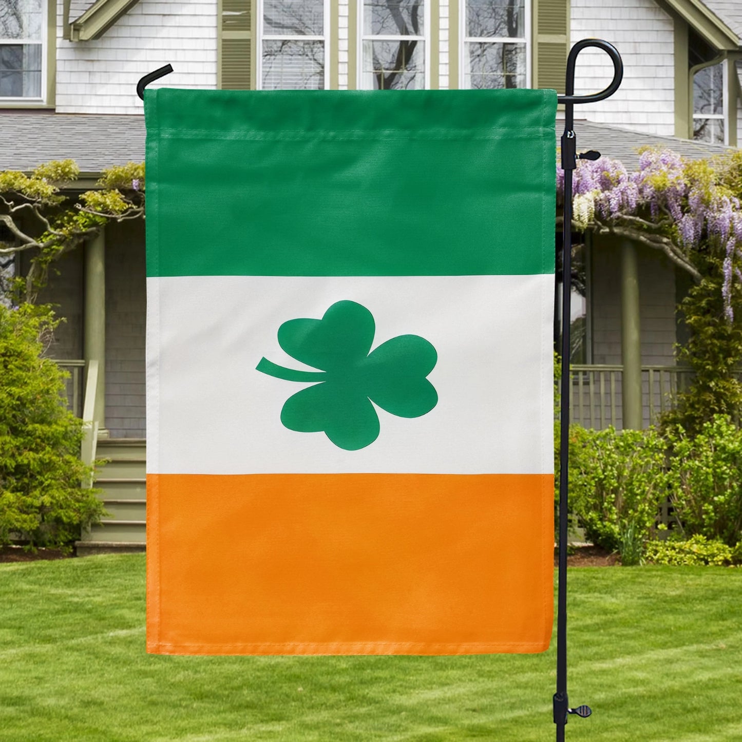Shineful Gargen Flag 12" x 18"  - Clover of Ireland Pride