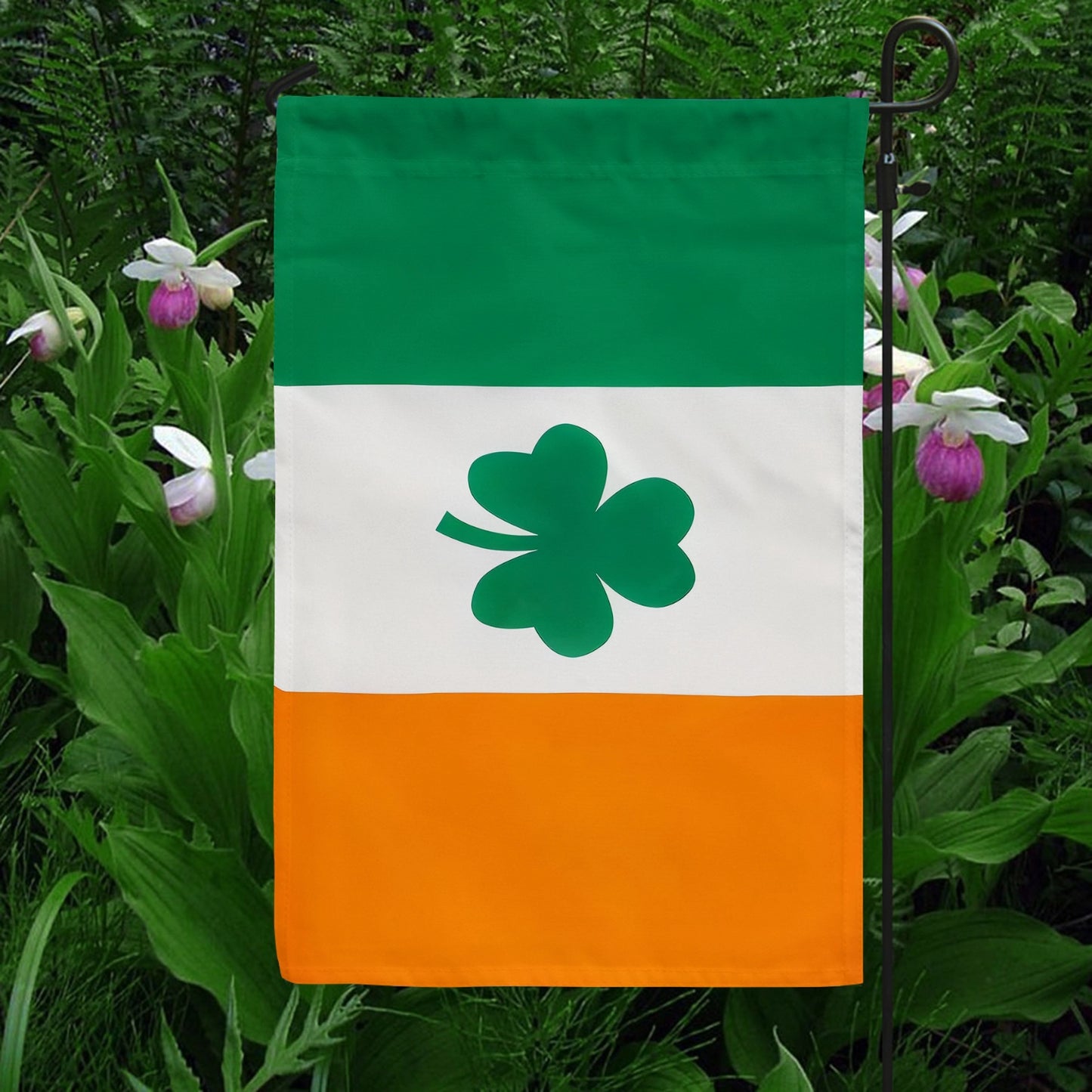 Shineful Gargen Flag 12" x 18"  - Clover of Ireland Pride