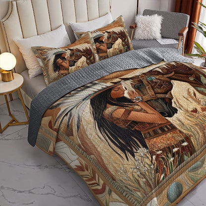 Shineful All Season Quilt 3-Piece Set Rustic Wildlife