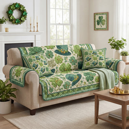 Shineful Sofa Cover Set Lucky Leprechaun