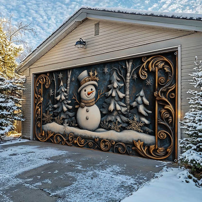 Shineful Garage Door Banner Decoration Winter Magic