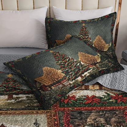 Shineful All Season Quilt 3-Piece Set - Holiday Homestead Christmas