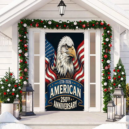 Shineful Door Cover 250 Years of American's Power