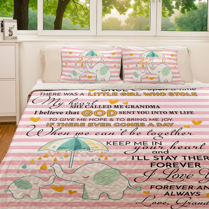 Shineful All Season Quilt 3-Piece Set Grandma's Love