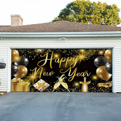 Shineful Garage Door Banner Decoration New Year Luxe Celebration
