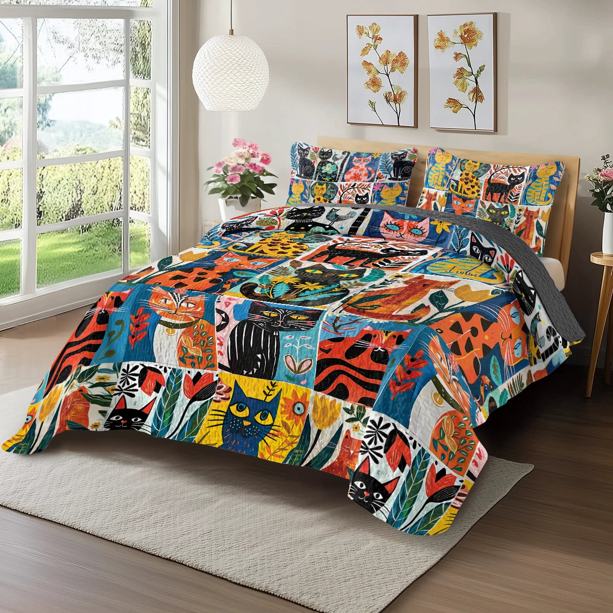 Shineful All Season Quilt 3-Piece Set Quiet Circus
