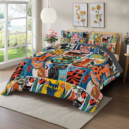 Shineful All Season Quilt 3-Piece Set Quiet Circus