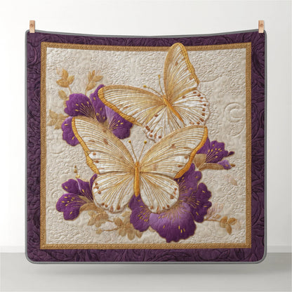 Shineful Quilt 3-Piece Set Golden Wings of Serenity