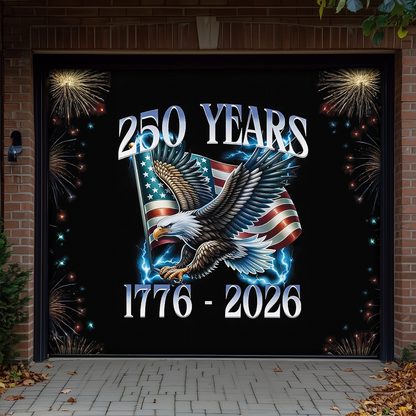 Shineful Garage Door Banner Decoration America Unleashed