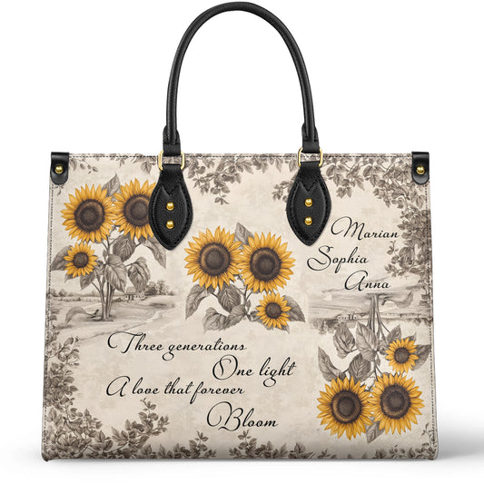 Shineful Leather Bag Personalized Generations of Sunshine