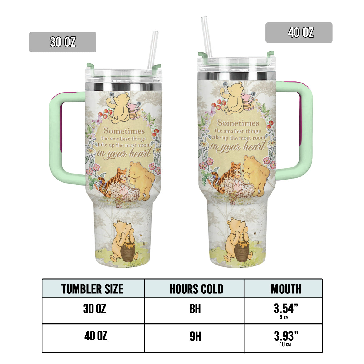Shineful Tumbler Winnie The Pooh Sweet Moments