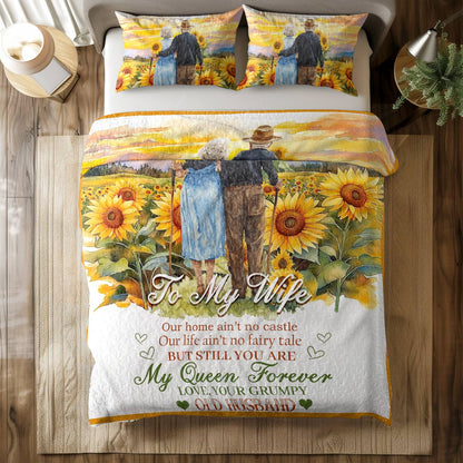 Shineful All Season Quilt 3-Piece Set Sunflower Love