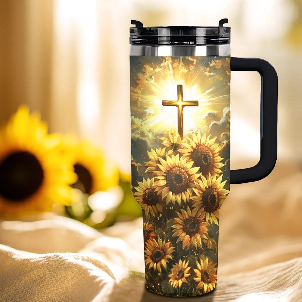 Shineful Tumbler Sunflower Faith Light