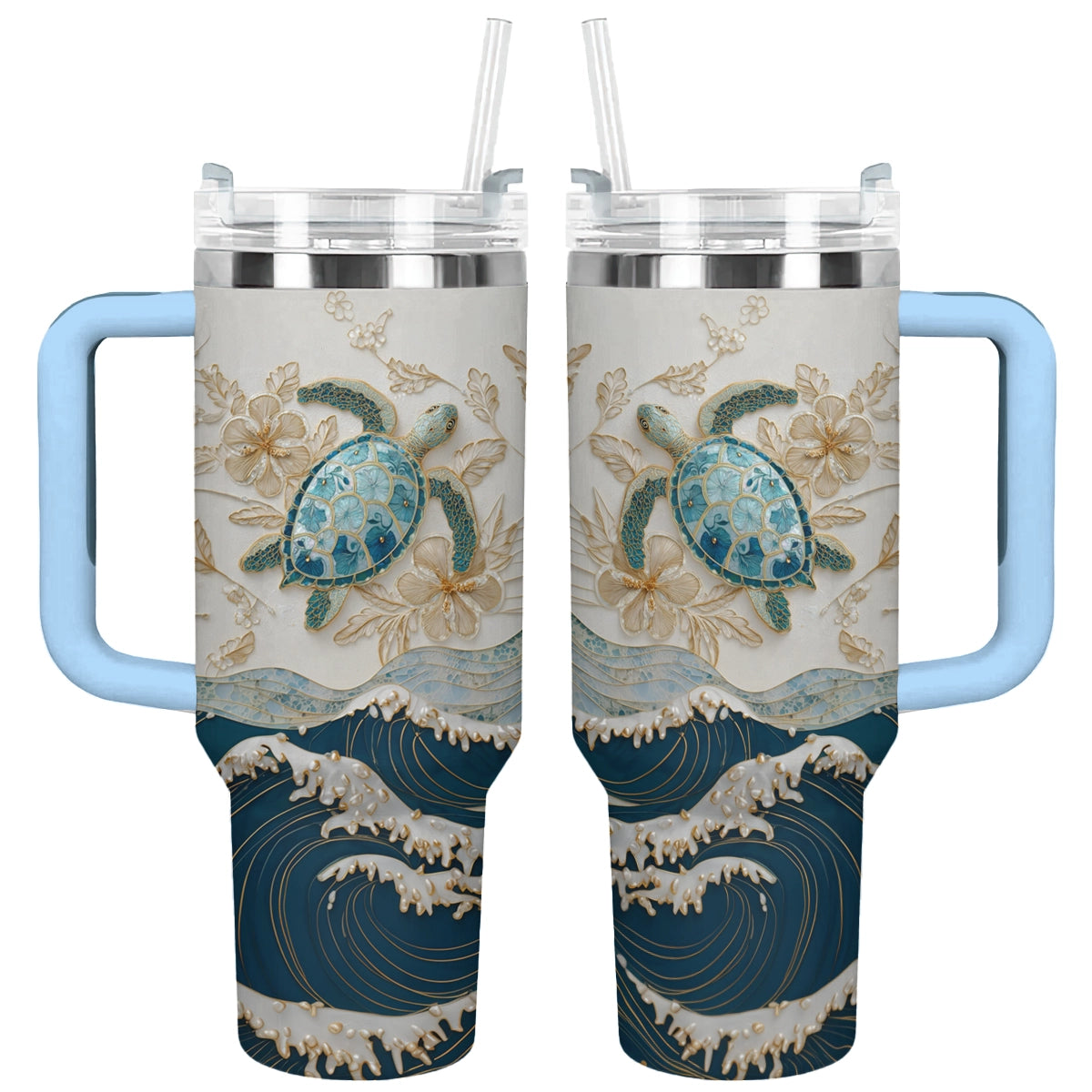 Shineful Tumbler Majesty Tides and Sea Turtles